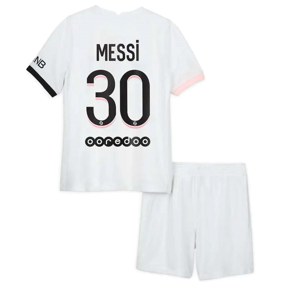 Camiseta Paris Saint Germain NO.30 Messi Replica Segunda Ropa Niño 2021/22